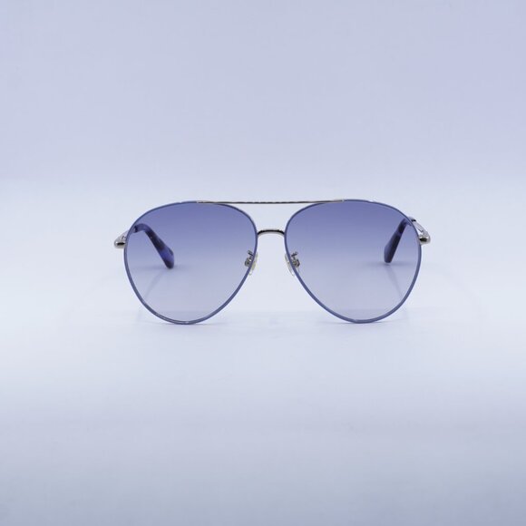 Kate Spade CAROLANE/F/S 0KY2 DG Sunglasses Gold Aviator Frame, Violet Lenses main image 4